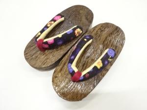 未使用品　焼桐子供用下駄(16.5センチ)